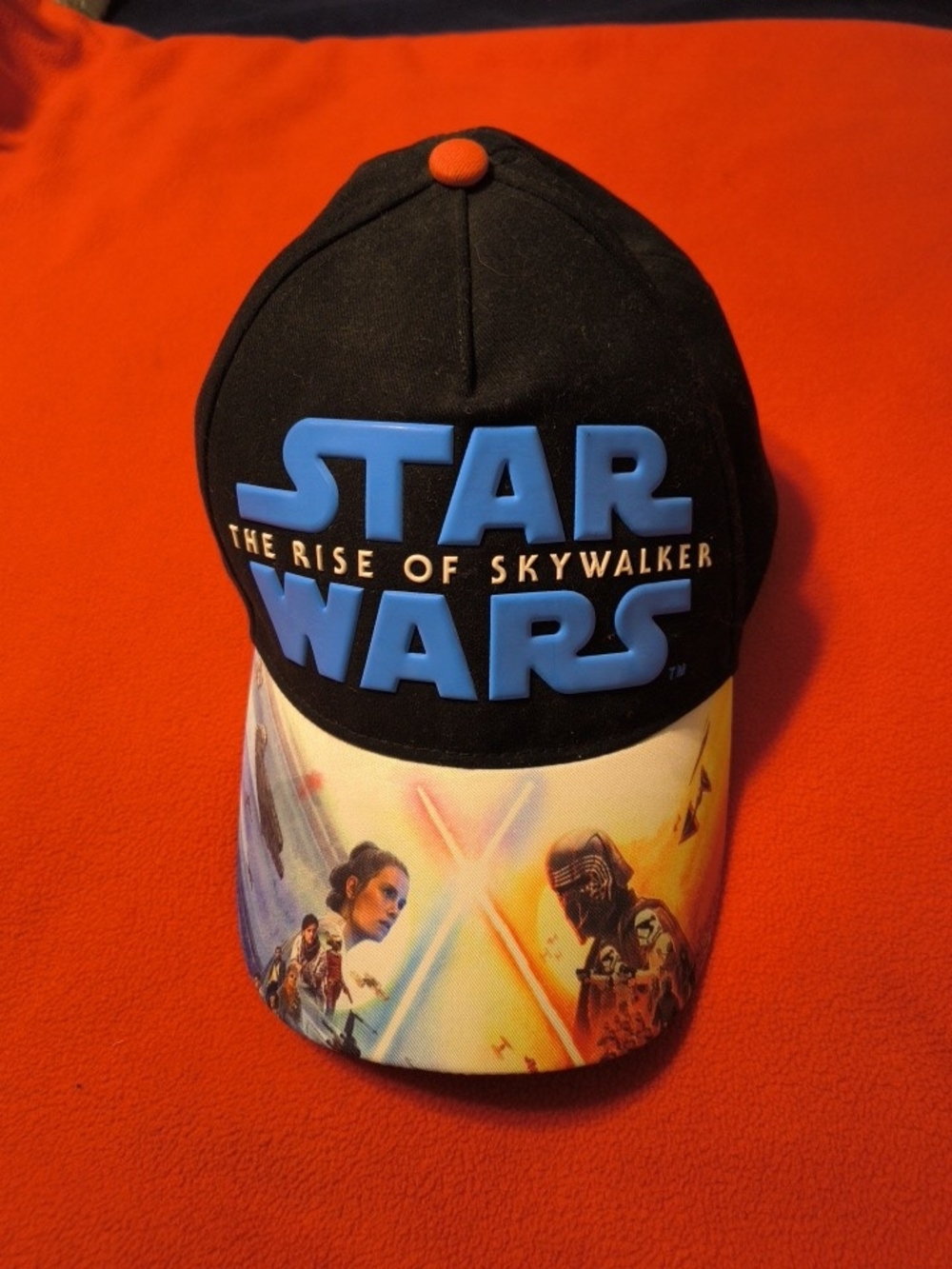 Star Wars Black and Blue Kids Cap with Movie-Print Brim